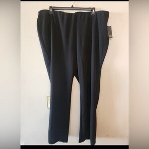 NWT Woman's Plus Size 3X Black Pull-on Flare Pants Bold Elements